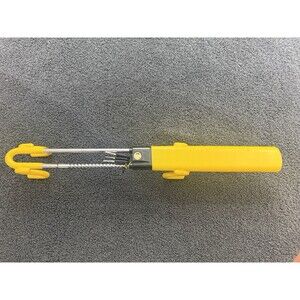Universal Steering Wheel Lock Anti-Theft Device with 3 Keys – Yellow